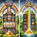 Rainbow Riches Original vs. Rainbow Riches Drops of Gold